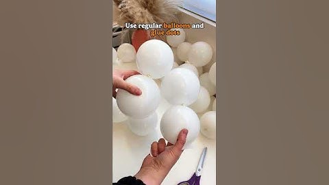 Quick Balloon Hack: Link Balloons with Glue Dots! 🎈