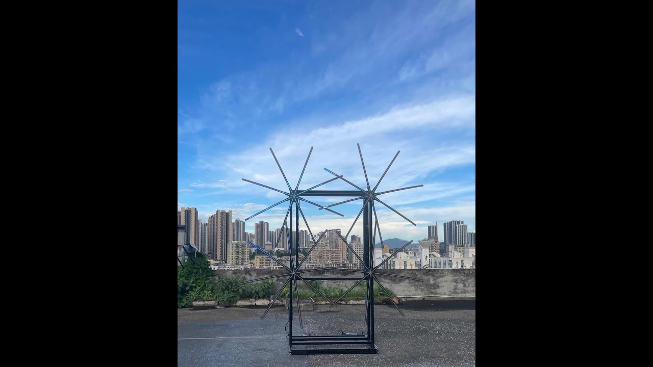 180cm Fan 2x2 Splice Big Outdoor Hologram Fan - YouTube