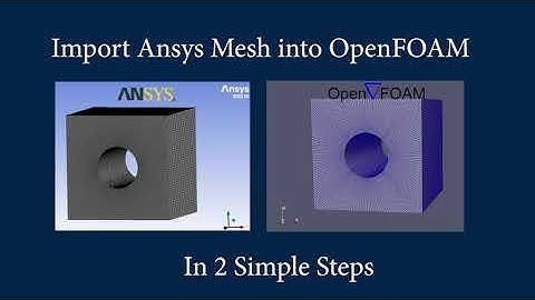 Importing ANSYS Mesh file (.msh) into OpenFOAM | WSL | 2 Simple Steps tutorial | English |