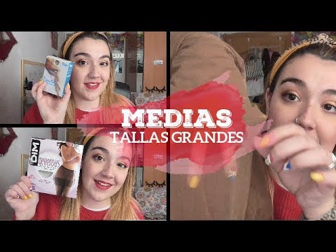 MEDIAS de TALLAS GRANDES|| DÓNDE, PRECIOS...|| Olaya Matilla