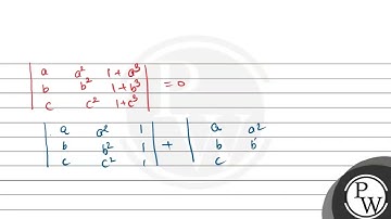 If \\(\\left|\\begin{array}{lll}a & a^2 & 1+a^3 \\\\ b & b^2 & 1+b^3 \\\\ c &....