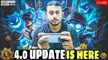 🔴 BGMI LIVE | NEW 4.0 UPDATE IS HERE 🔥 RUSH GAMEPLAY 💀 RANK PUSH 🔥 STRANGER IS LIVE #bgmilive