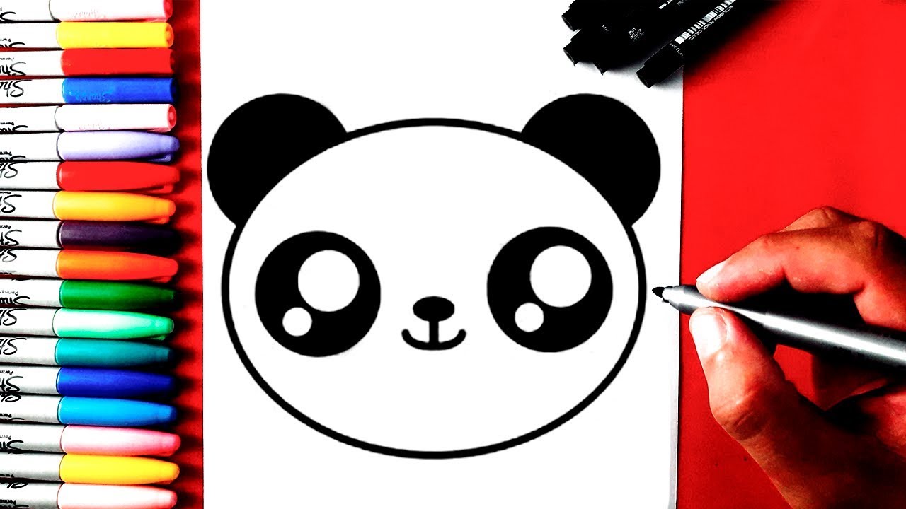 Como desenhar um panda - Guias fáceis de desenho passo a passo