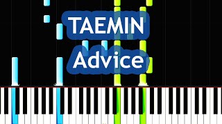 TAEMIN - Advice Piano Tutorial screenshot 4