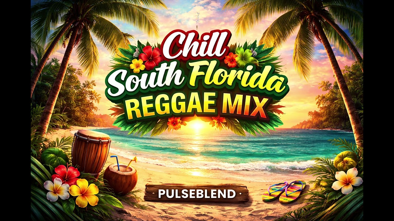 Chill South Florida Reggae Mix 🌴 1 Hour of Tropical Island Vibes | Beach, Sunset & Summer Flow