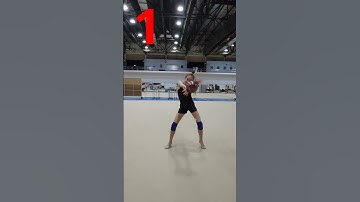 Ball dance steps #rhythmicgymnastics