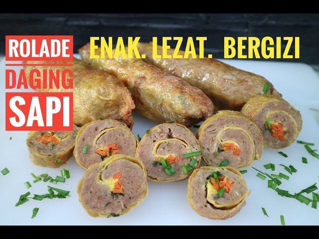 rolade daging sapi // resep rolade daging sapi , enak , mudah , dan sehat serta bergizi class=