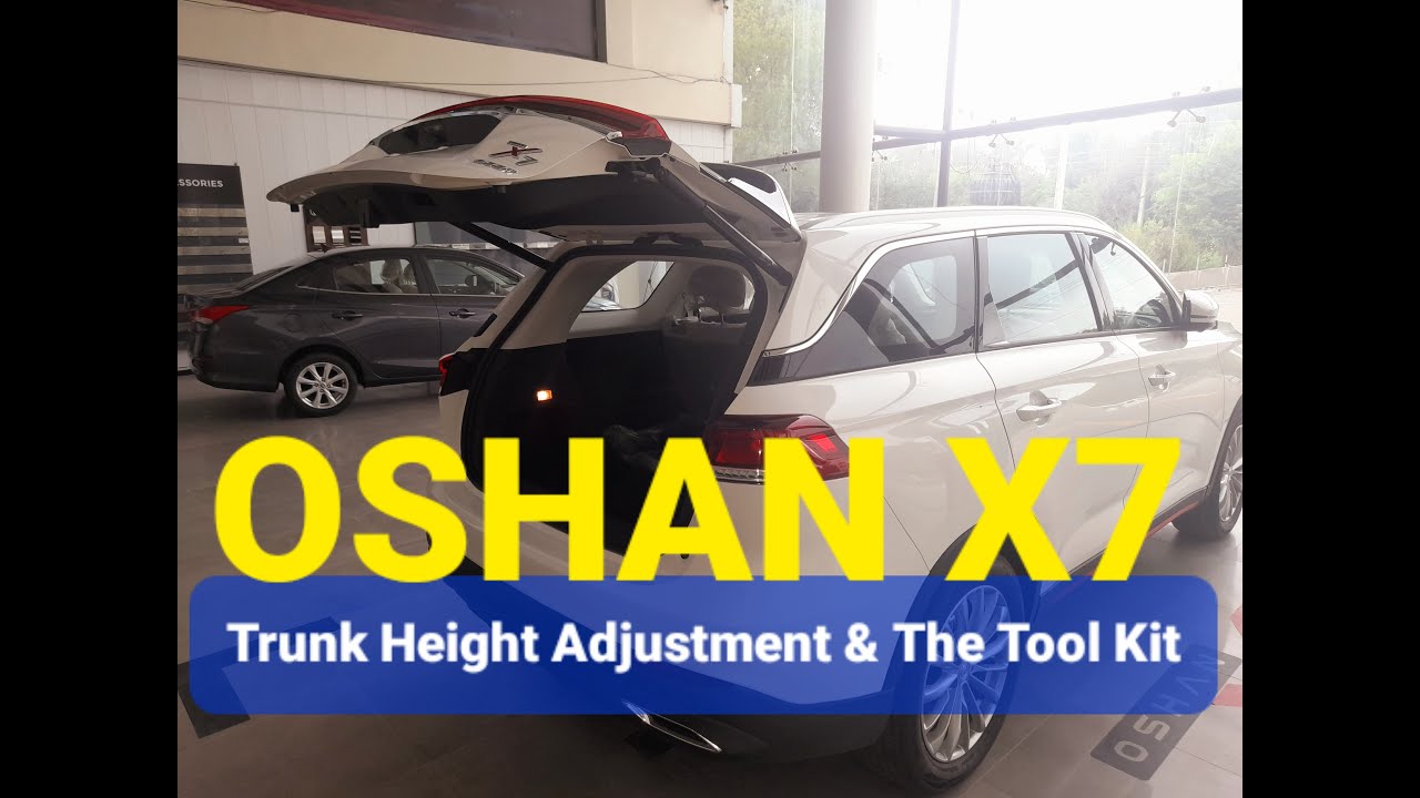 OSHAN X7 || JACKROD || TRUNK HEIGHT ADJUSTMENT || MrChangan || 2022 - YouTube