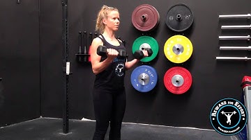 Standing DB Offset Curl