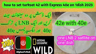 turksat 42e with express 40e on one dish setting 16-1-2023