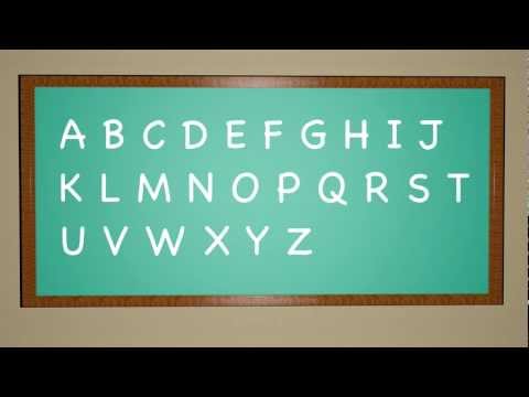 Alphabet for Children: Learn to write English Alphabet - for children "RhymesChildren"