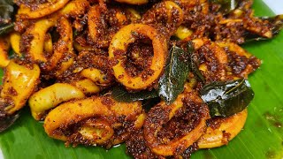 Squid Fry || Koonthal Fry Kerala Style || Kanava Fry Kerala Style Eps - 128 @Shalzhere