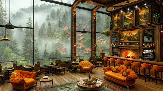 Sweet Jazz Music in Cozy Coffee Shop with Rainy Day ☕ Jazz Relaxing Music for Working, Studying