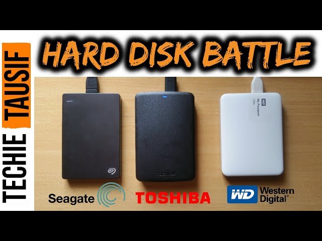 External Hard Disk Comparison | Seagate Vs Toshiba Vs WD | Speed