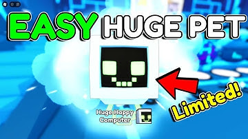 HATCHING THE NEW HUGE HAPPY COMPUTER IN PET SIMULATOR 99!!!
