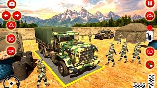Army Truck Driver transport US Military Games 2021 - rescue Android gameplay screenshot 4