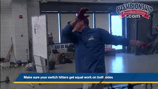 Baseball Cage Drill to Quickly Train Switch Hitters!