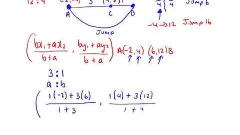 Coordinate Geometry 4 Dividing a Line Segment