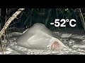 3 Days Solo WINTER CAMPING In The Mountains IGLOO Shelter Wood Stove In Deep Snow