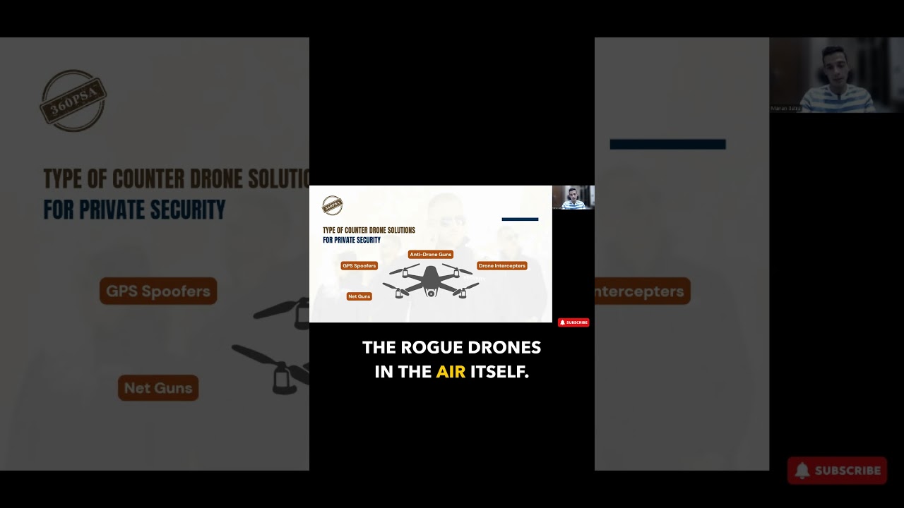 Counter Drone Technology Solutions for Private Security 