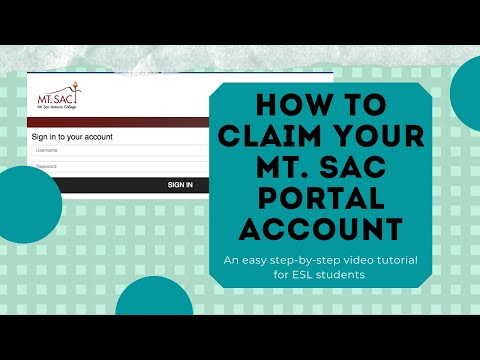 How to Claim Your Mt. SAC Portal Account (Step-by-Step Guide for ESL Students)