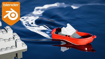 Blender Tutorial – Satisfying LEGO Boat Animation Using Dynamic Paint