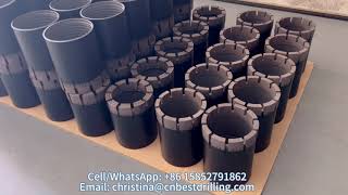 Impregnated Diamond Core Bit Drill Rig Spare Parts