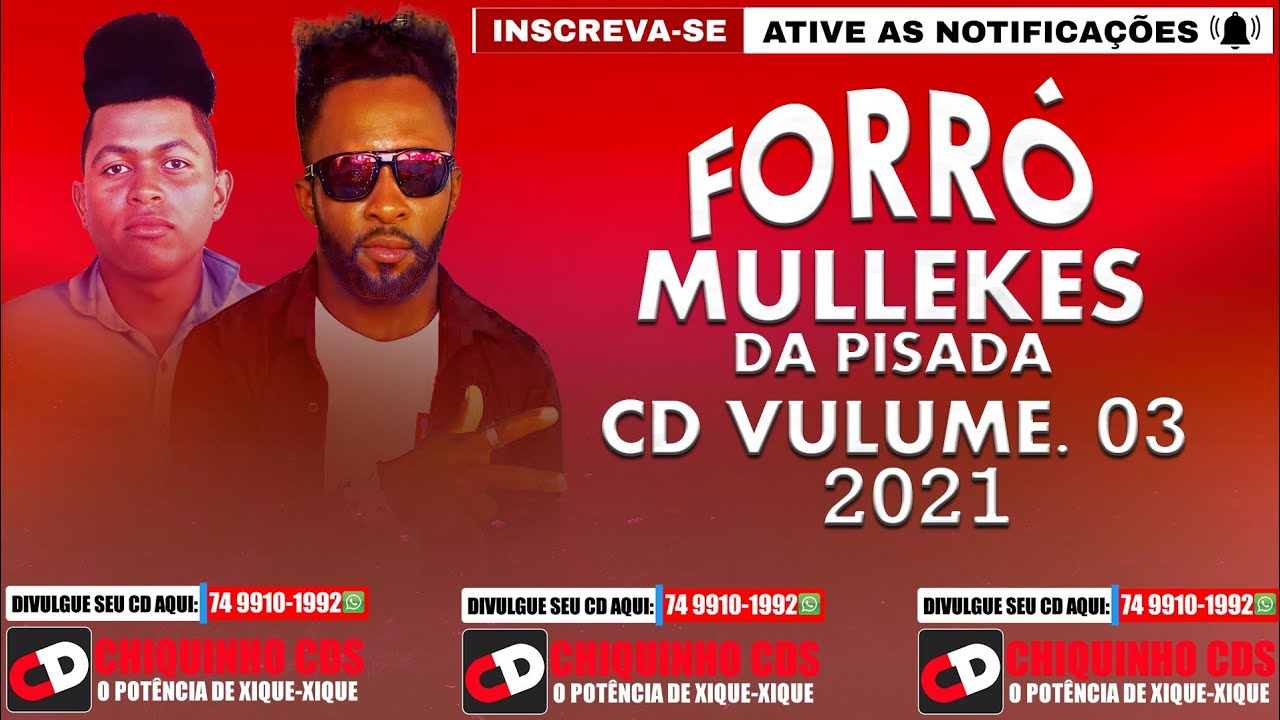 FORRÓ MULLEKES DA PISADA - VOLUME. 03 - CD PROMOCIONAL 2021