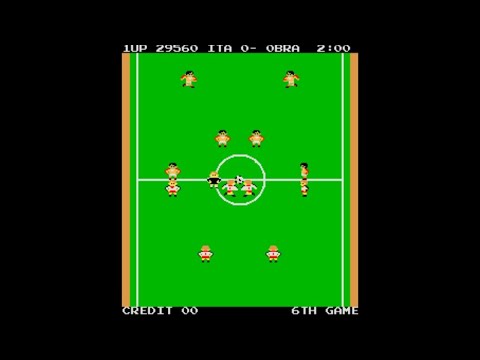 Exciting Soccer Arcade Longplay 1983 Alpha Denshi Co Alternate Music 