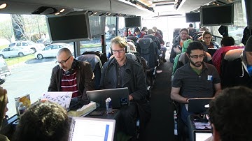Hipsters, Hackers And Hustlers. Welcome Aboard The Startup Bus!