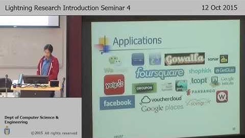 Lightning Research Introduction Seminars Series 4 (Fall 2015)
