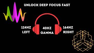 Unlock Deep Focus Fast | Powerful Binaural Beats for Concentration #BinauralBeats #FocusMusic