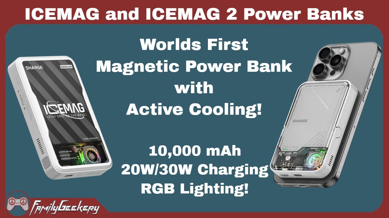 ICEMAG & ICEMAG 2 from Sharge - The Coolest MagSafe Chargers!