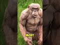Hairless Chimp Shows How Jacked It Is 🦍