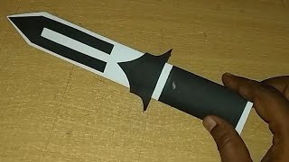 How to make a batman Paper Sword  | How to make a paper knife easy | Easy paper knife Tutorials