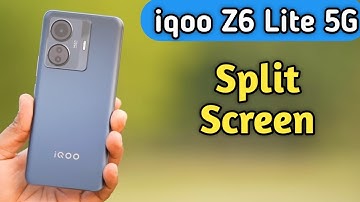 How To Enable Split Screen In Iqoo Z6 Lite, Iqoo Z6 Lite,Dual Screen Create Split Screen