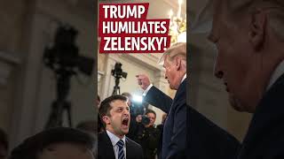 🔥 Скандал в Белом доме! Трамп унизил Зеленского и отказал Украине в помощи!#shorts#политика