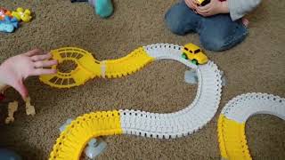 Construction Race Tracks Toys For Kids