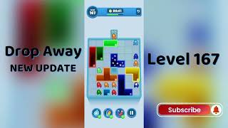 Drop Away Level 167 Walkthrough - NEW UPDATE | Step-by-Step Guide 🧠 | SolutionGuruji