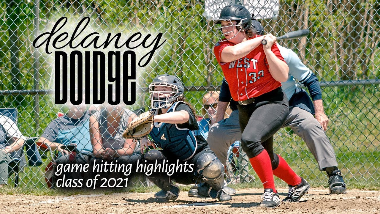 Delaney Doidge Fastpitch Softball Game Hitting Highlights Class of