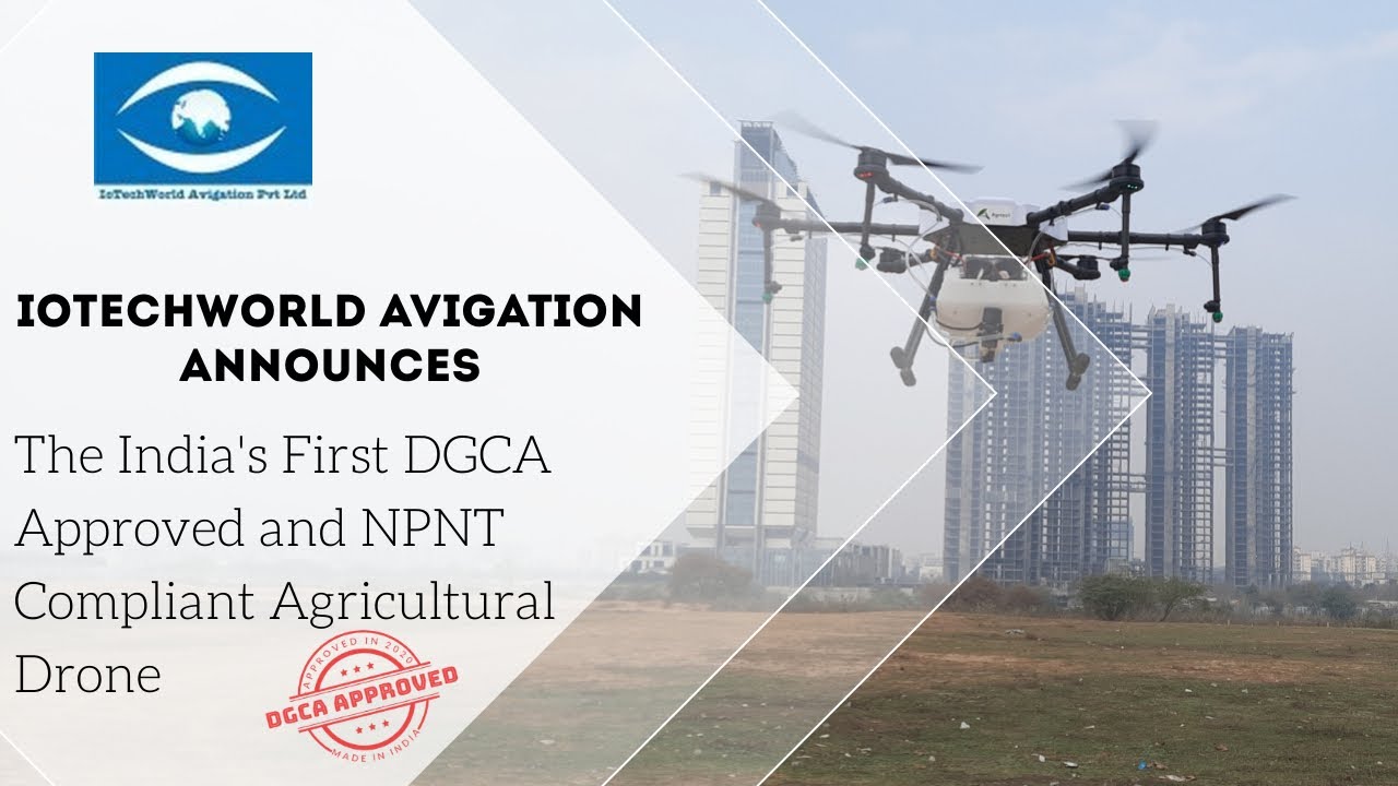 Pesticides Spraying Drone in INDIA (Agribot) 10 Lt YouTube
