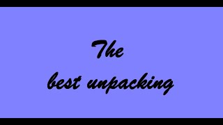 Best unpacking by Mi-mi-mi TV 21 views 4 years ago 1 minute, 7 seconds