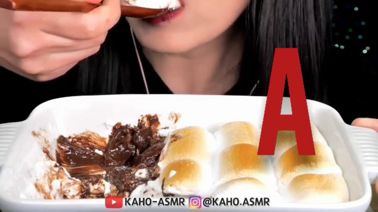 ASMR Rating eating S'mores - YouTube