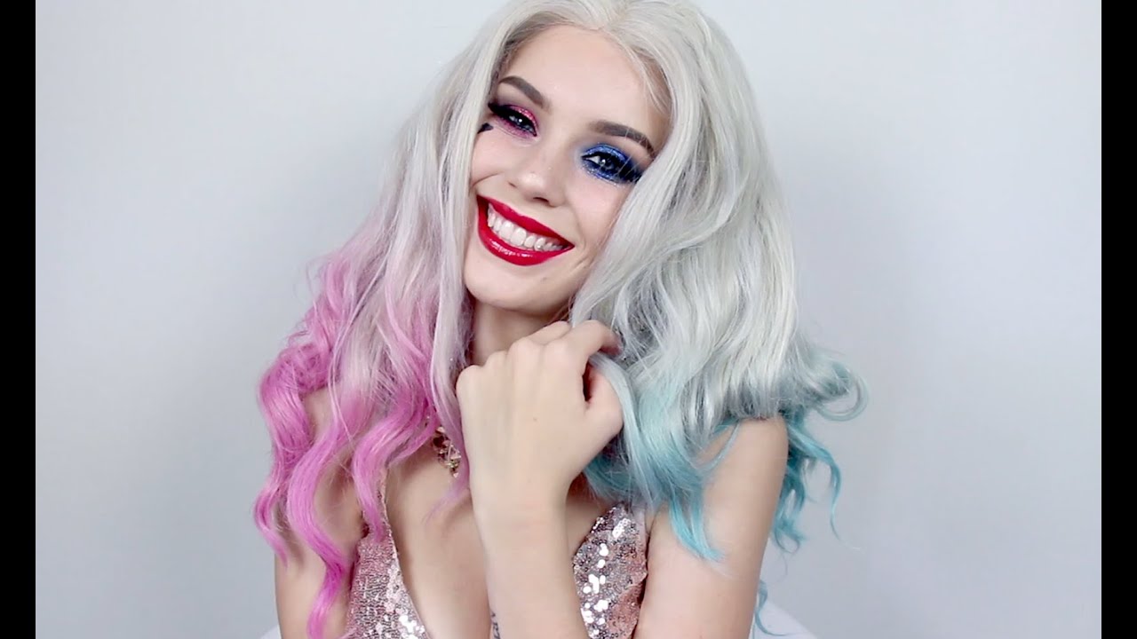 Harley Quinn Club Scene Suicide Squad Inspired Makeup Tutorial YouTube