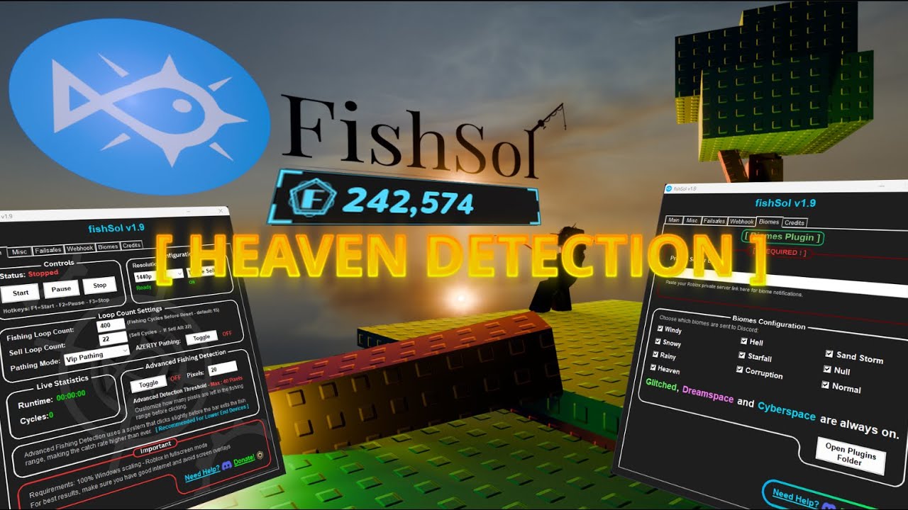 The BEST Fishing Macro In Sols RNG | FishSol v1.9.1 Official Showcase ...