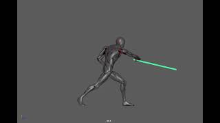 Katana attack animation