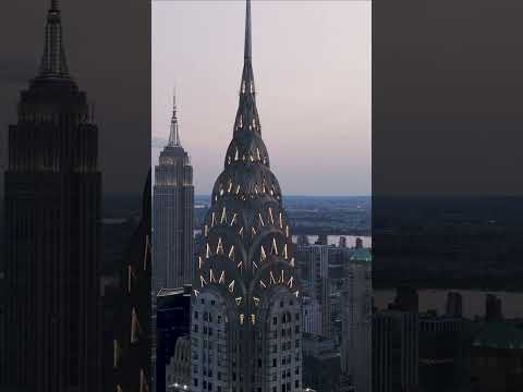 Drone Chrysler Building,