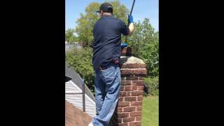 Chimney Cleaning Demonstration