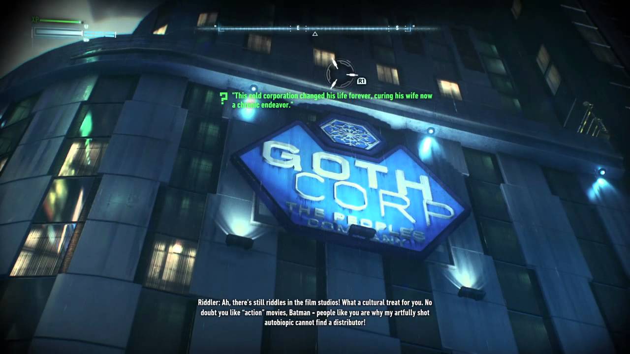 Cold Corporation Riddle Riddle BATMAN™: ARKHAM KNIGHT RIDDLE THIS COLD CORPERATION CHANGED HIS LIFE ...