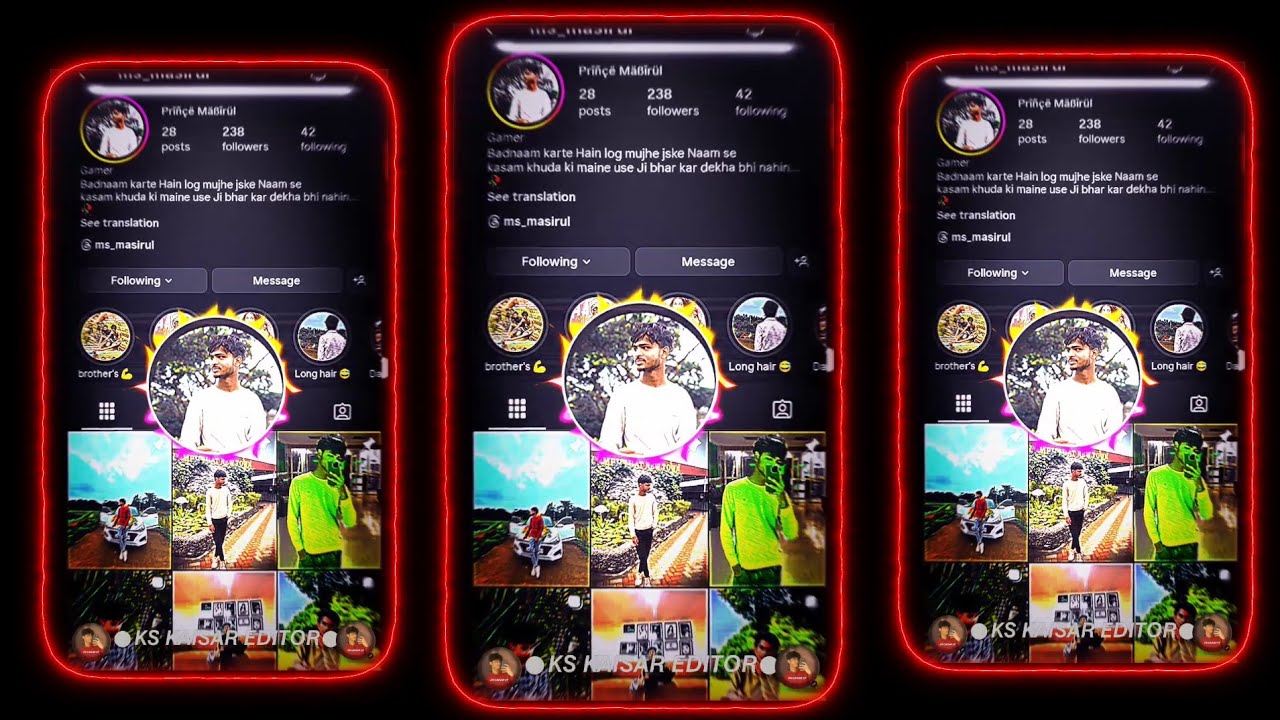 🔵NEW INSTAGRAM PROFILE EDITING XML FILE BRAZILIAN SONG 🤫 ALIGHT MOTION PRESET 🔗 